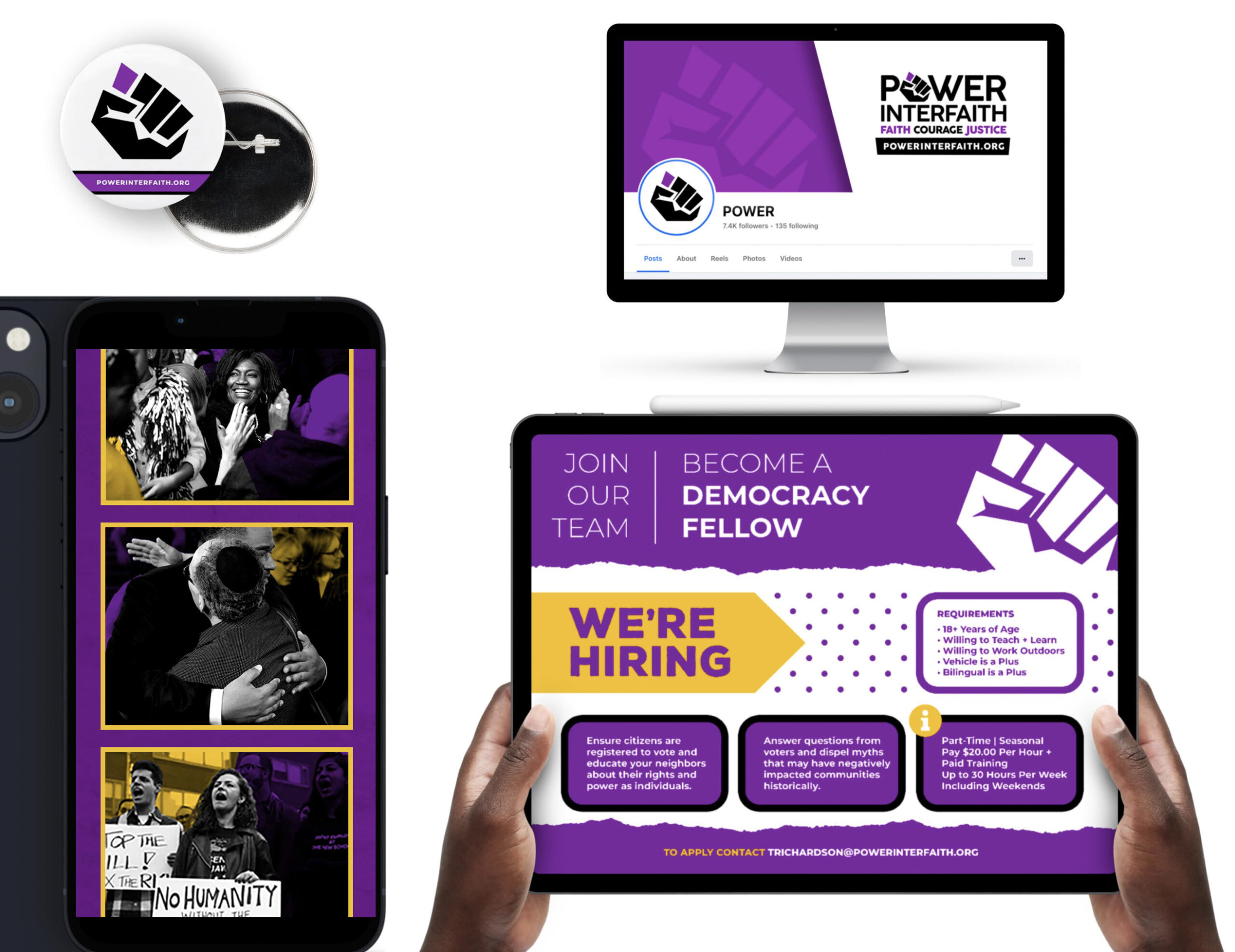 POWER Interfaith Rebrand by Indavisual Media